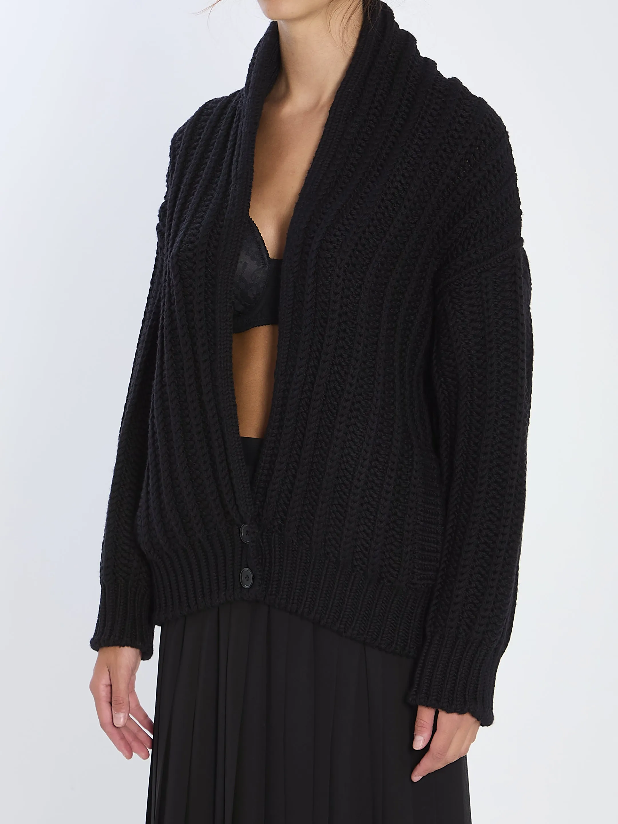VIRGIN WOOL CARDIGAN sold by Lord & Taylor product image thumbnail 2