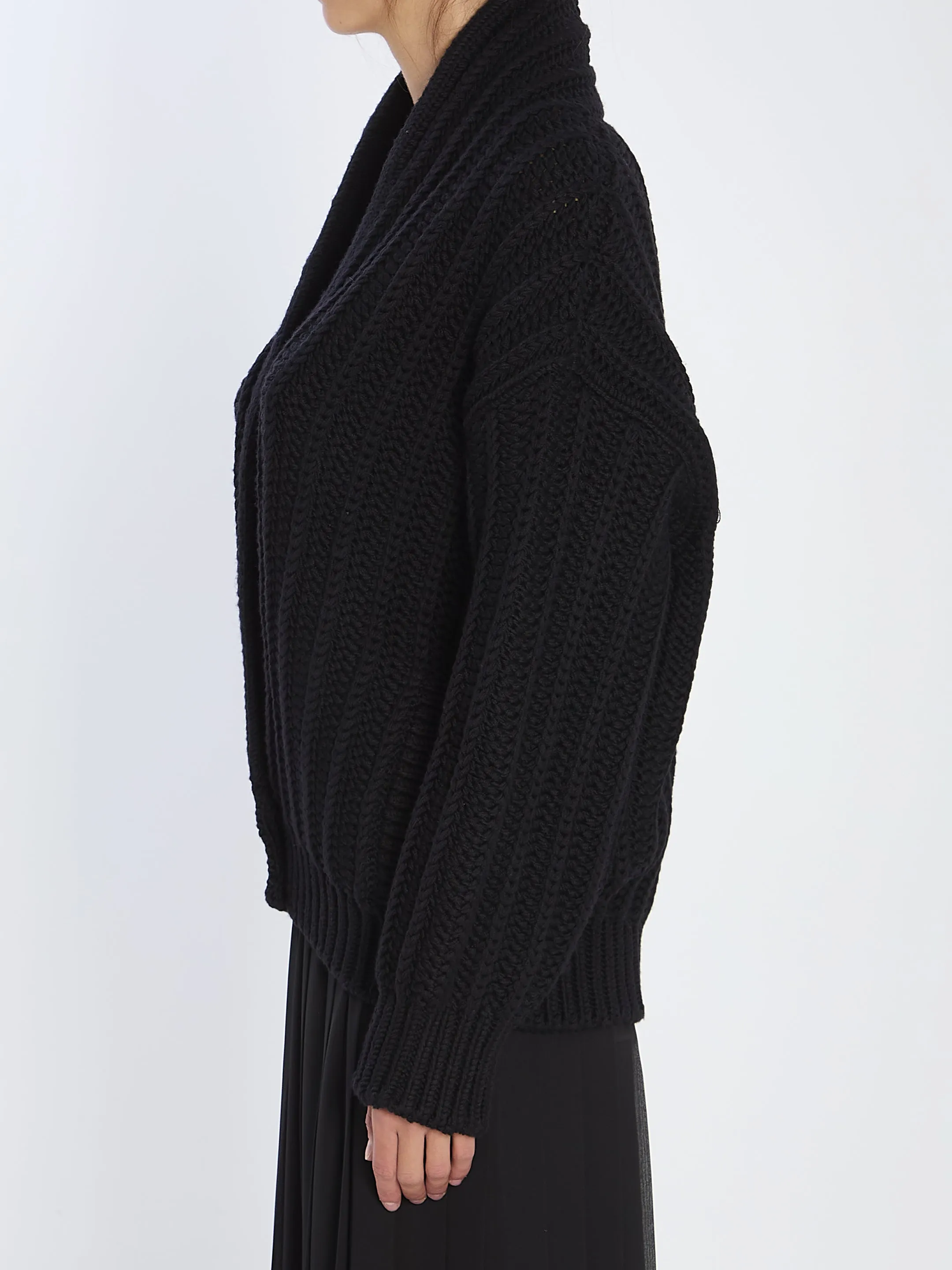 VIRGIN WOOL CARDIGAN sold by Lord & Taylor product image thumbnail 3