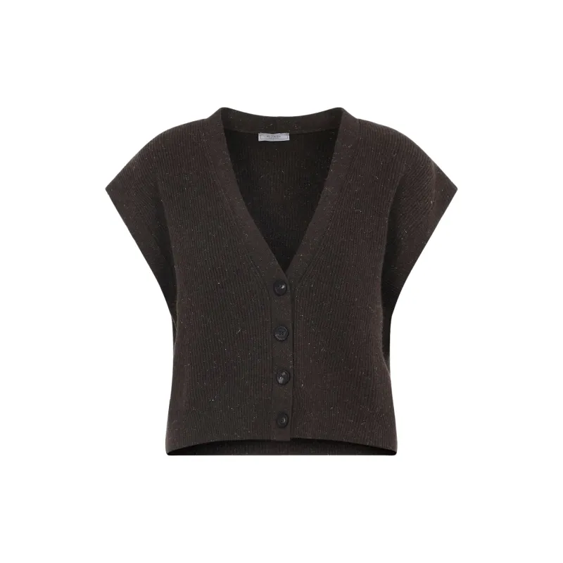LUREX SLEEVELESS CARDIGAN sold by Lord & Taylor