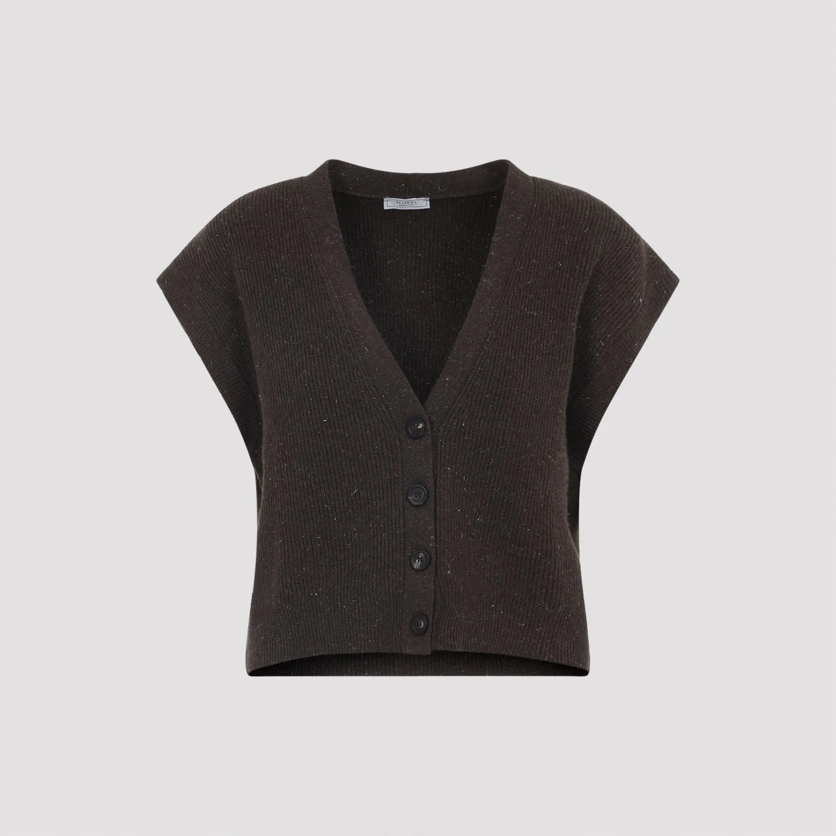 LUREX SLEEVELESS CARDIGAN sold by Lord & Taylor product image thumbnail 2