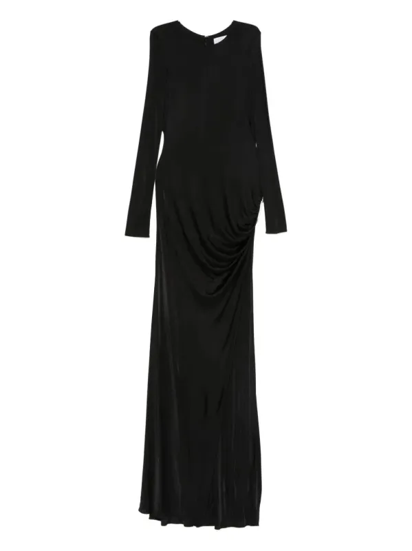 LONG SLEEVE DRESS WITH DRAPED DESIGN sold by Lord & Taylor