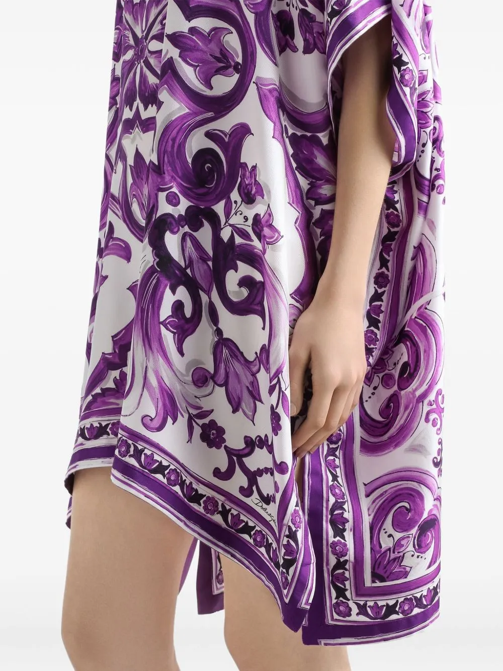 MAIOLICA PRINT SILK KAFTAN sold by Lord & Taylor product image thumbnail 4