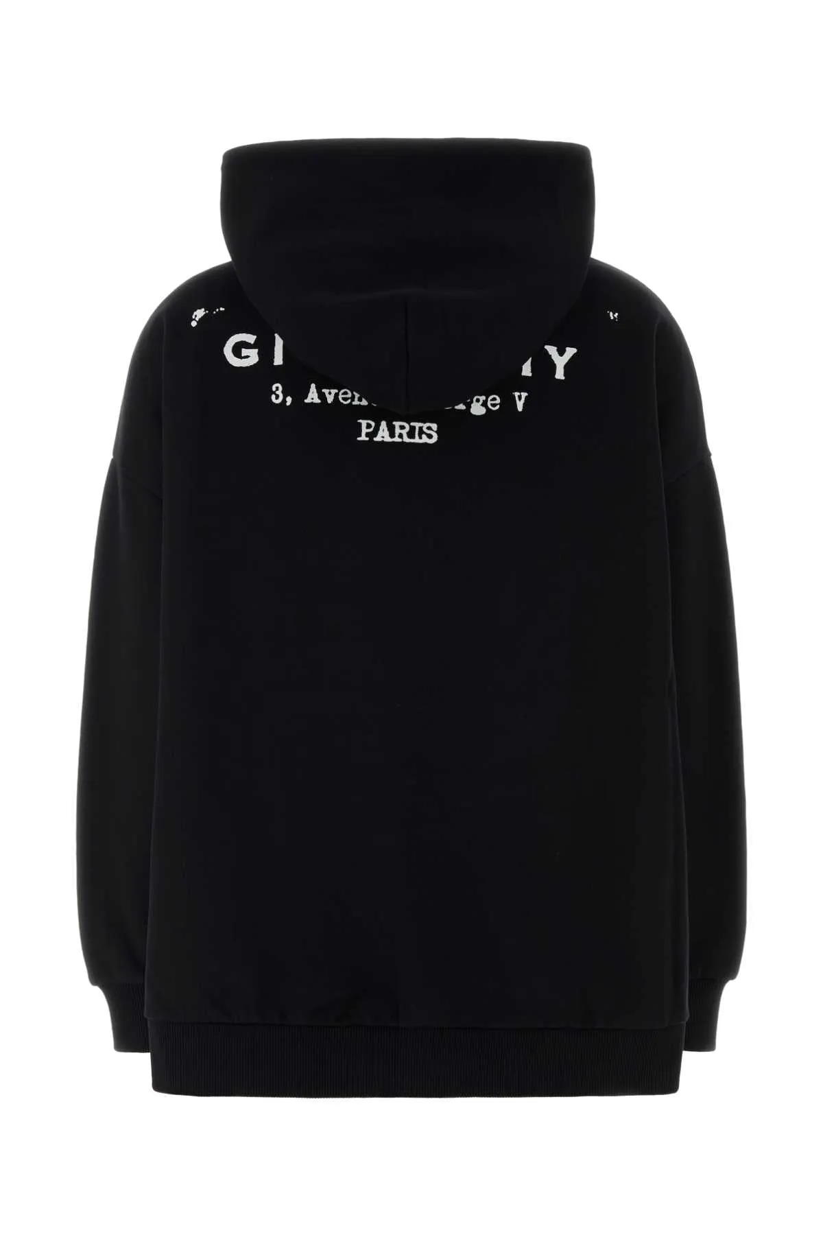 BLACK COTTON OVERSIZE SWEATSHIRT sold by Lord & Taylor product image thumbnail 2