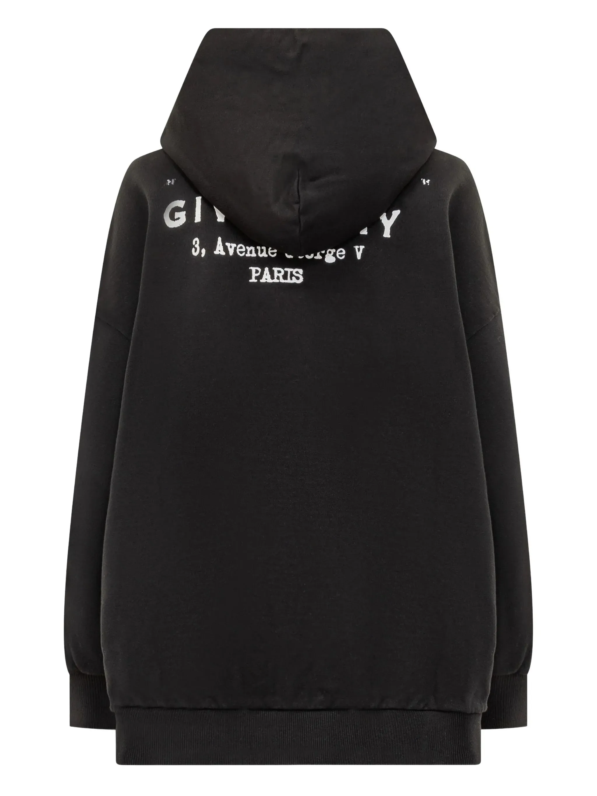 BLACK COTTON OVERSIZE SWEATSHIRT sold by Lord & Taylor product image thumbnail 3