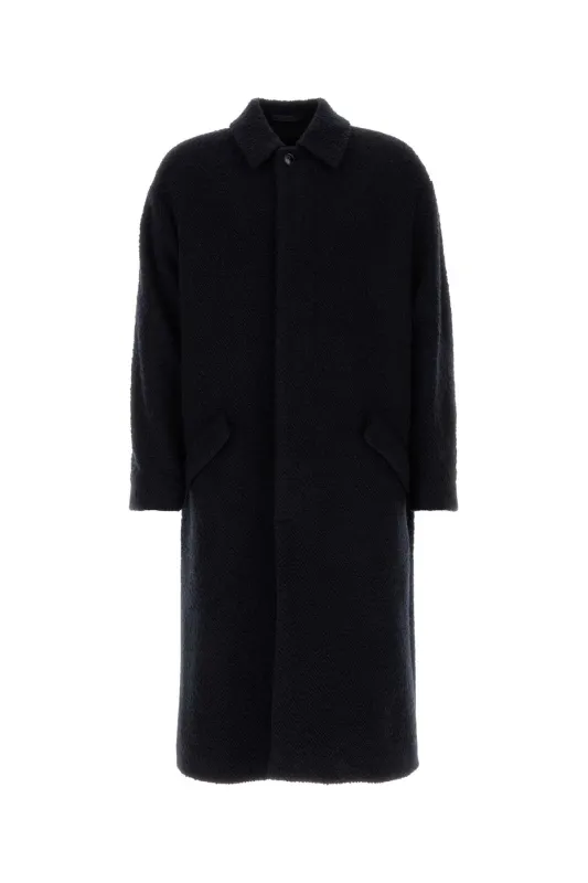 DARK BLUE WOOL BLEND COAT sold by Lord & Taylor
