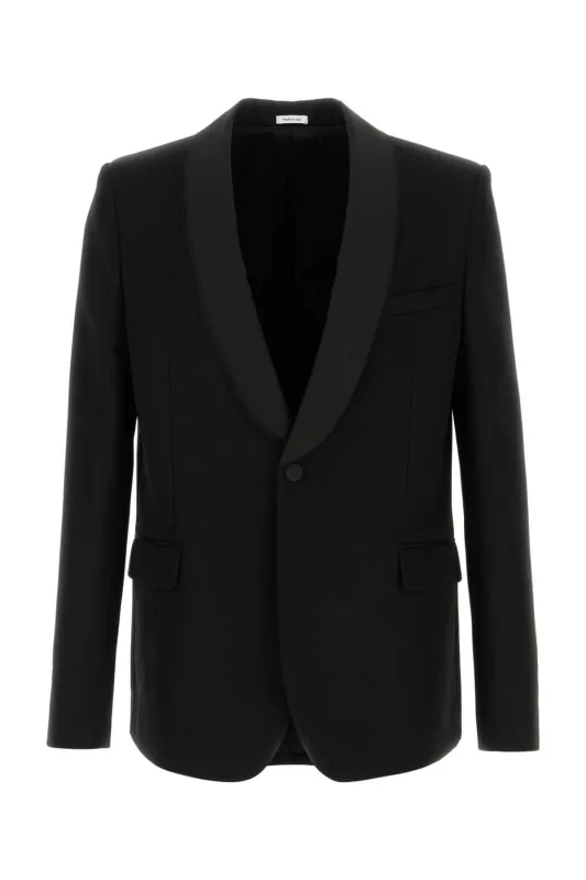 BLACK WOOL BLAZER sold by Lord & Taylor