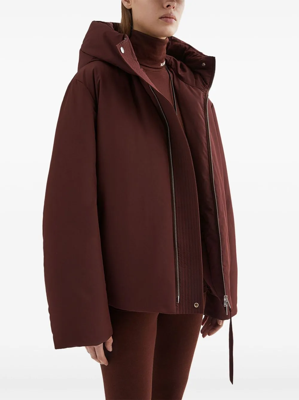 CHOCOLATE POLYESTER DOWN JACKET sold by Lord & Taylor product image thumbnail 2