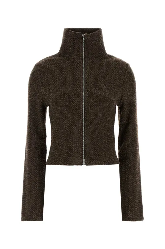 BROWN BOUCLE CARDIGAN sold by Lord & Taylor