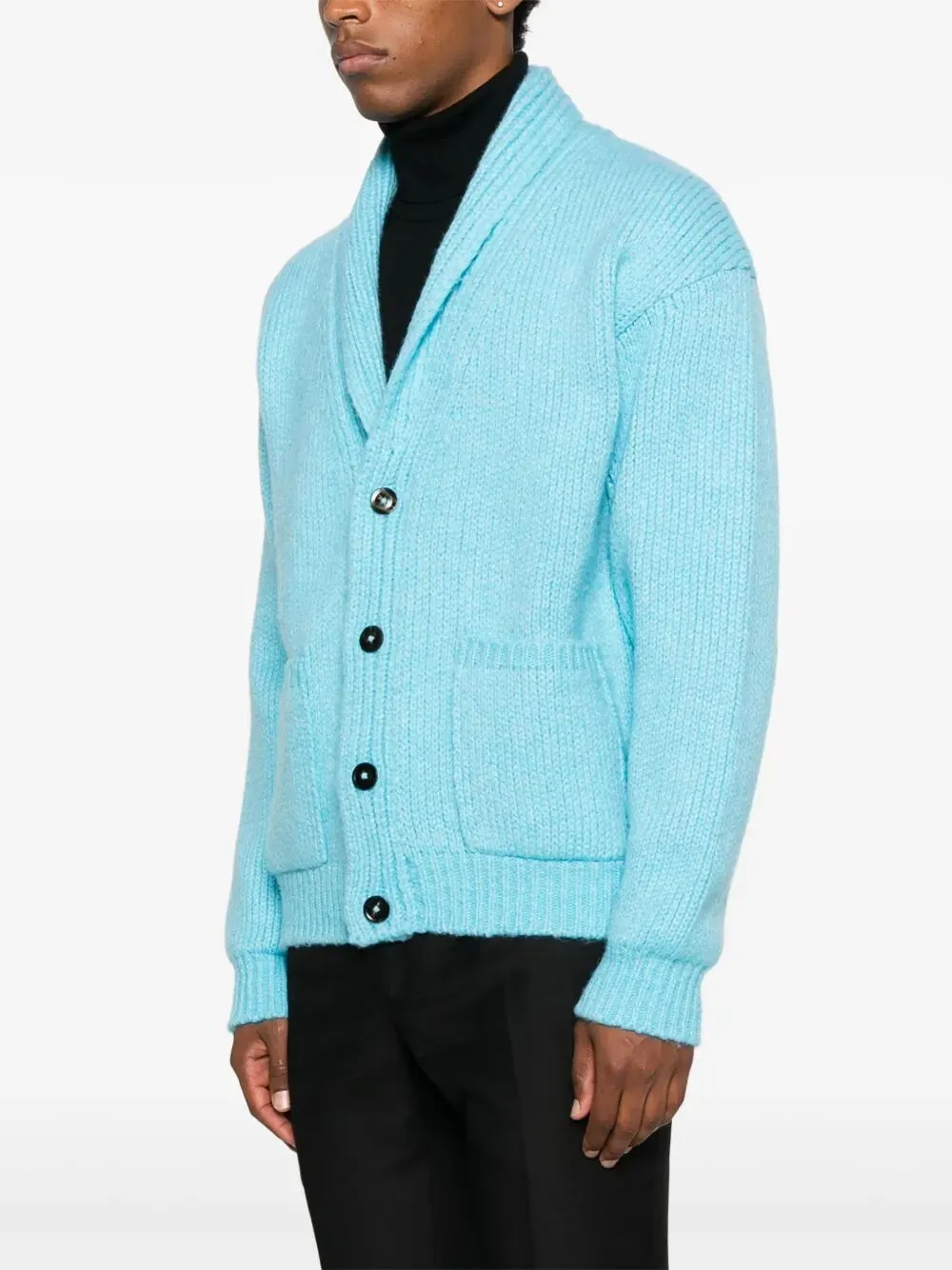 LIGHT-BLUE CASHMERE CARDIGAN sold by Lord & Taylor product image thumbnail 5