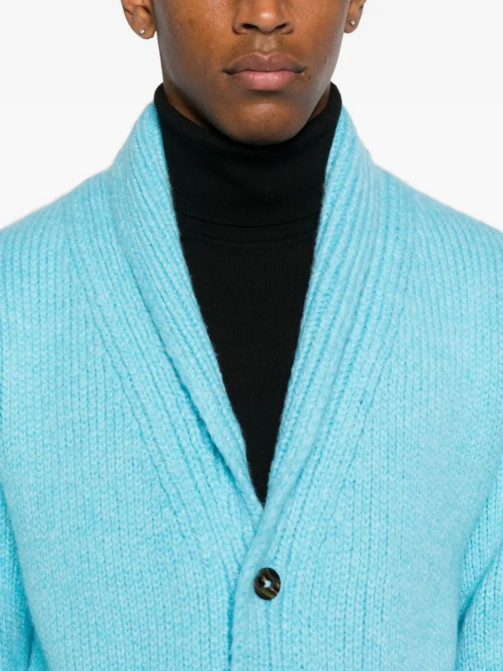 LIGHT-BLUE CASHMERE CARDIGAN sold by Lord & Taylor product image thumbnail 4
