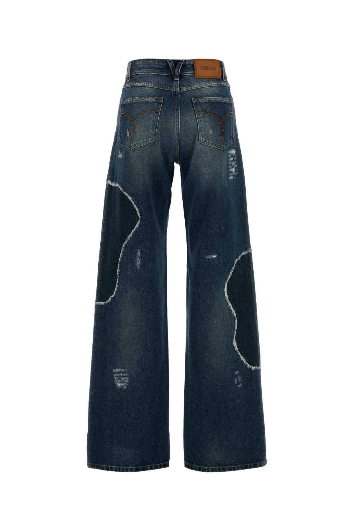 DENIM WIDE-LEG JEANS sold by Lord & Taylor product image thumbnail 2