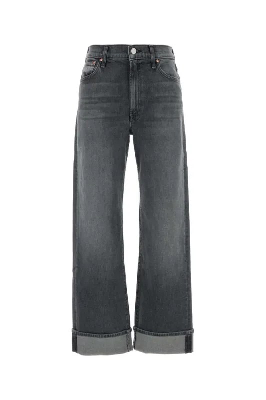 GREY STRETCH DENIM THE DODGER JEANS sold by Lord & Taylor