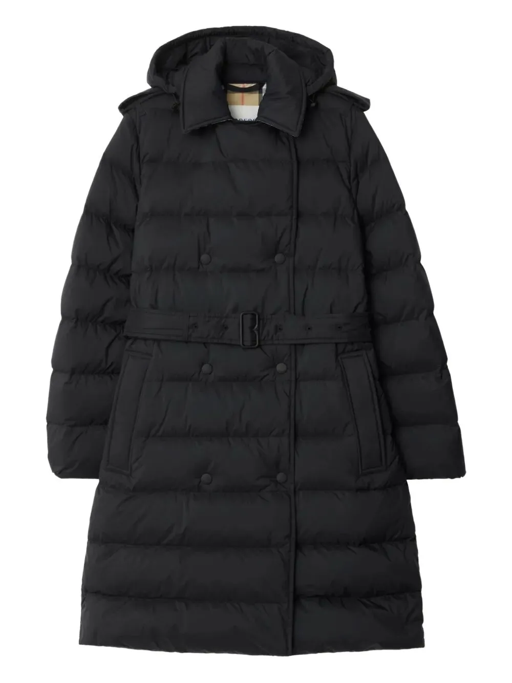 DOUBLE-BREASTED KENT LONG PUFFER COAT WITH BELT sold by Lord & Taylor