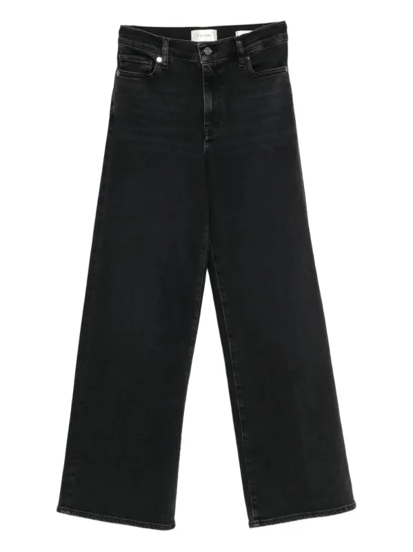 "LE SLIM PALAZZO" HIGH RISE WIDE LEG FLARE JEANS sold by Lord & Taylor