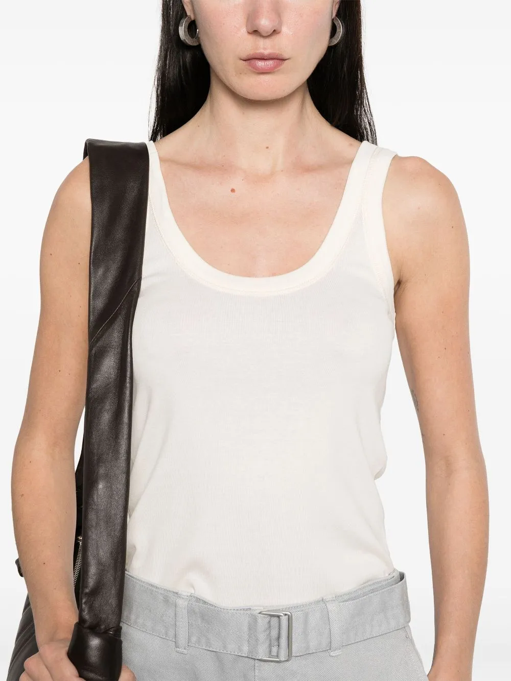 COTTON SLEEVELESS SHIRT sold by Lord & Taylor product image thumbnail 5