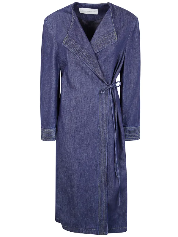 "RIVLA DEN 2381" DENIM COAT made by Dries Van Noten