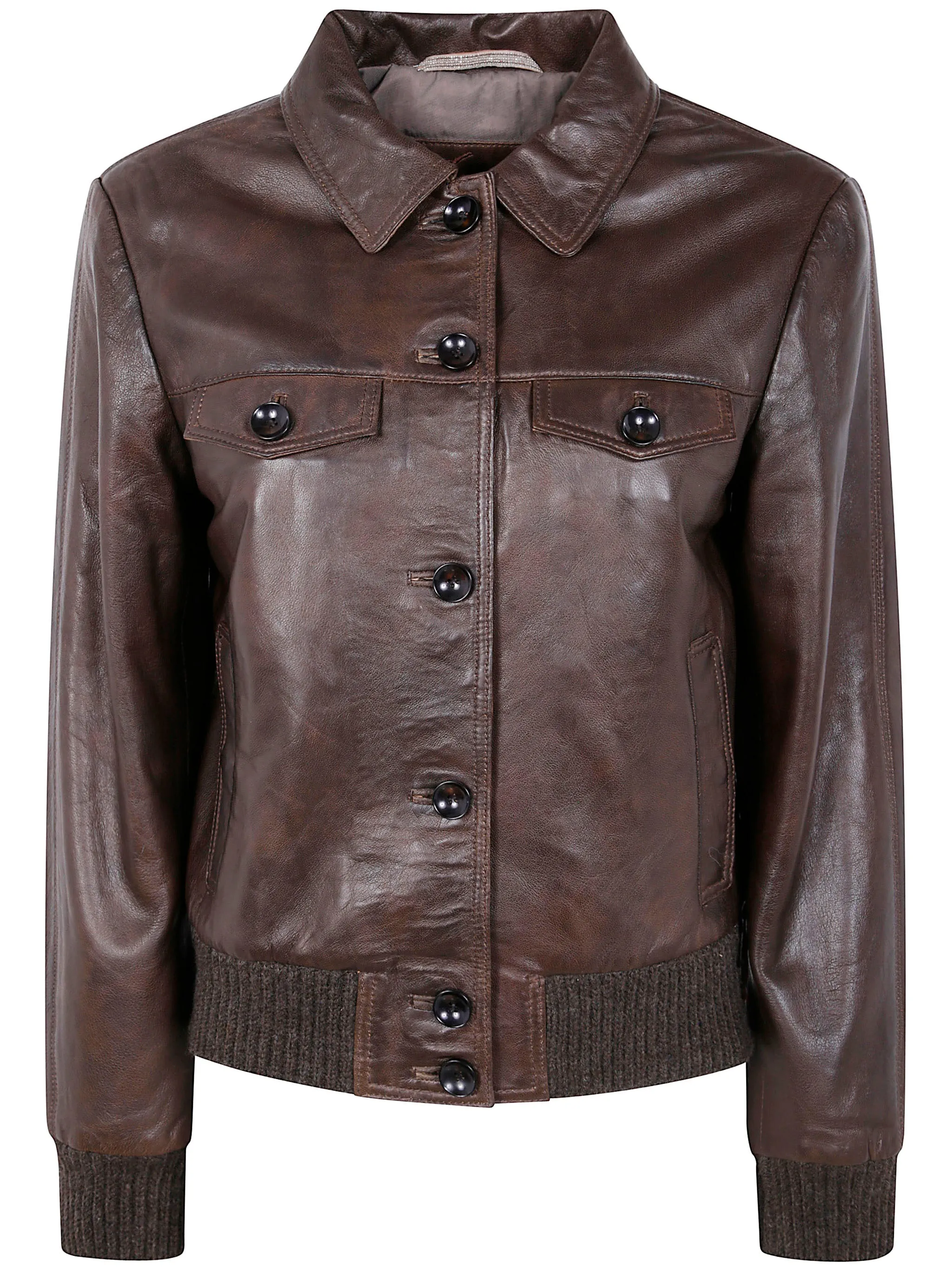 "CRUX" LEATHER JACKET sold by Lord & Taylor
