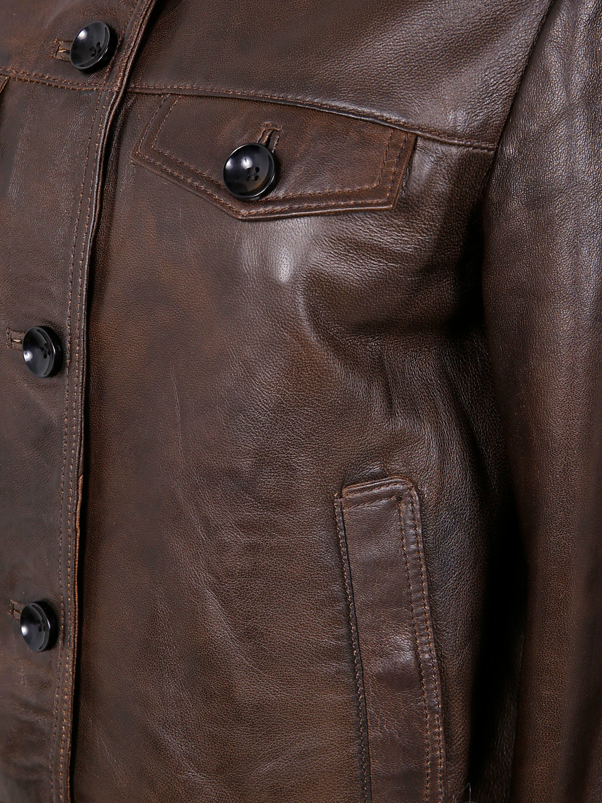 "CRUX" LEATHER JACKET sold by Lord & Taylor product image thumbnail 3