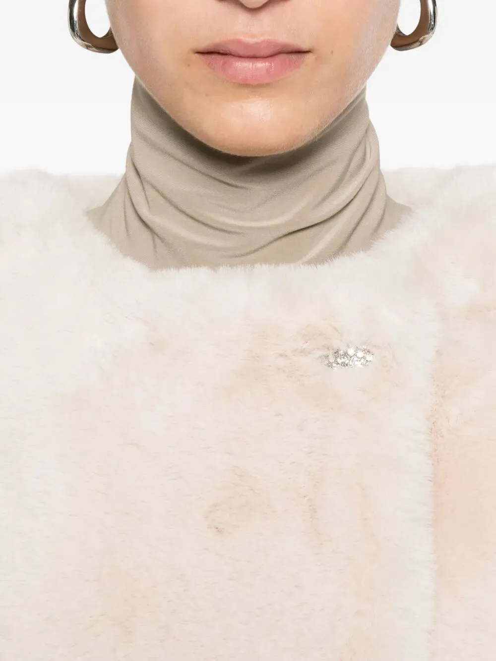 FUR EDGE WITH BUTTONS CAPE sold by Lord & Taylor product image thumbnail 4