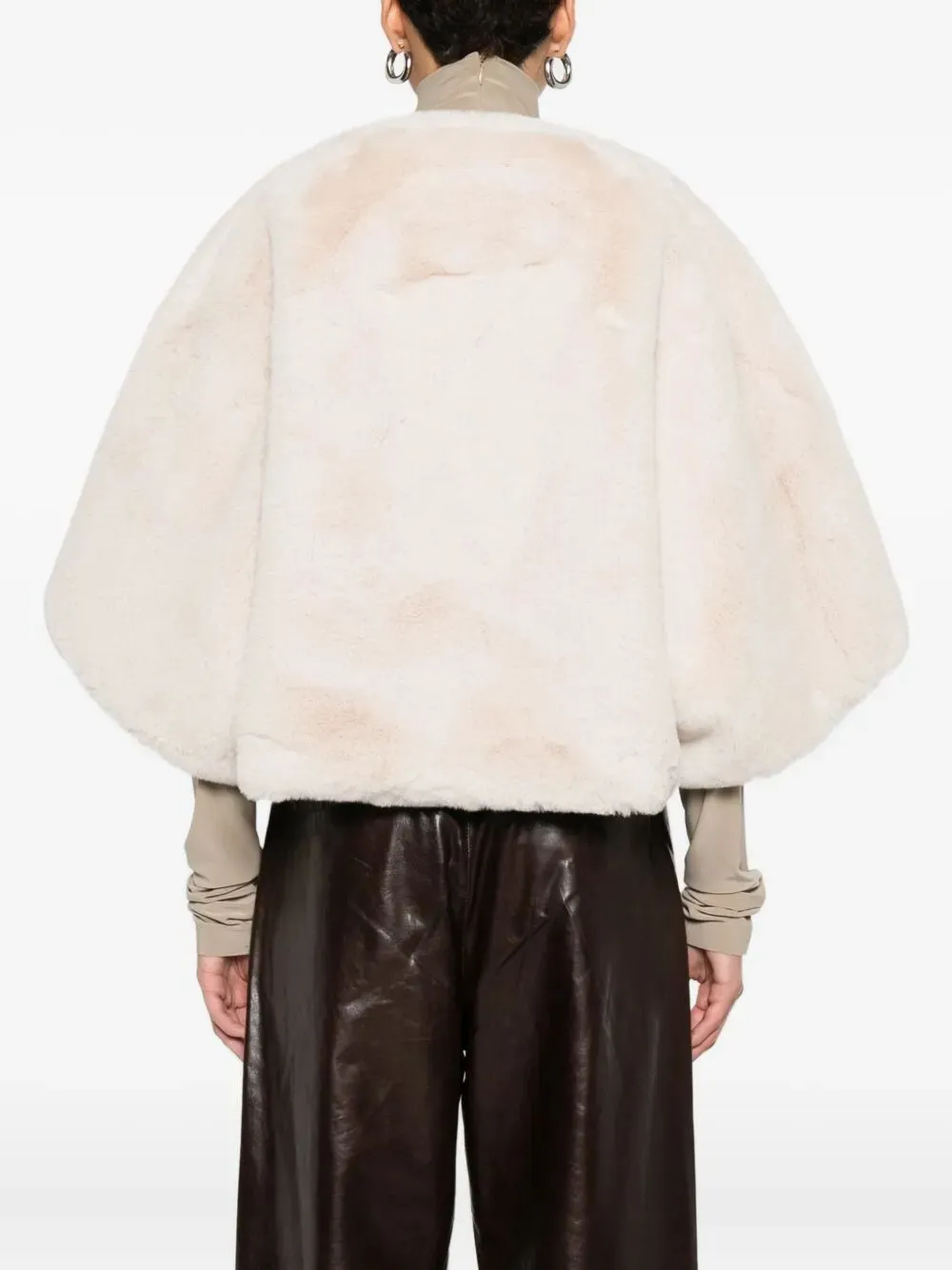 FUR EDGE WITH BUTTONS CAPE sold by Lord & Taylor product image thumbnail 5