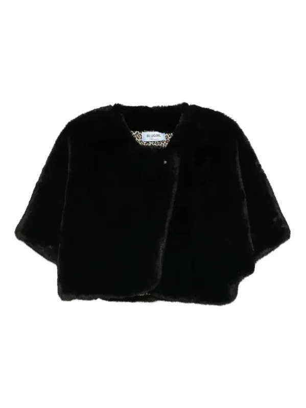 FUR EDGE WITH BUTTONS CAPE sold by Lord & Taylor