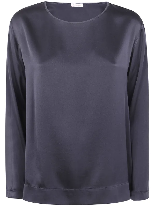 MIRROR SILK LONG SLEEVES OVERSIZED BLOUSA sold by Lord & Taylor