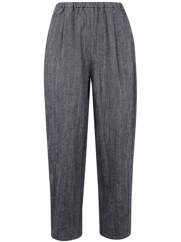 ELASTIC WAIST WITH POCKETS REGULAR FIT TROUSERS sold by Lord & Taylor