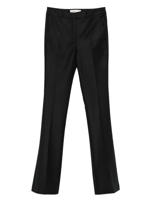 FLARED TWILL PANTS made by Blumarine