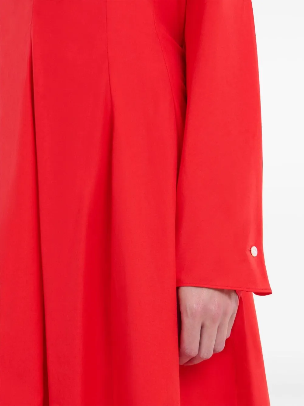 ML RED LONG DRESS V NECK BELT sold by Lord & Taylor product image thumbnail 3