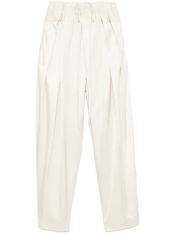BEIGE SHINE WIDE LEG PANTS sold by Lord & Taylor