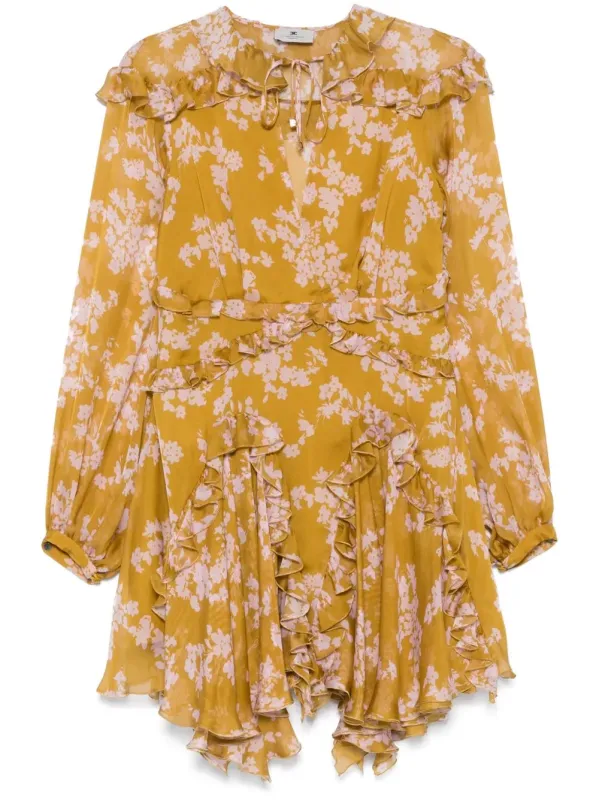 PINK FLOWER GREEN DRESS sold by Lord & Taylor