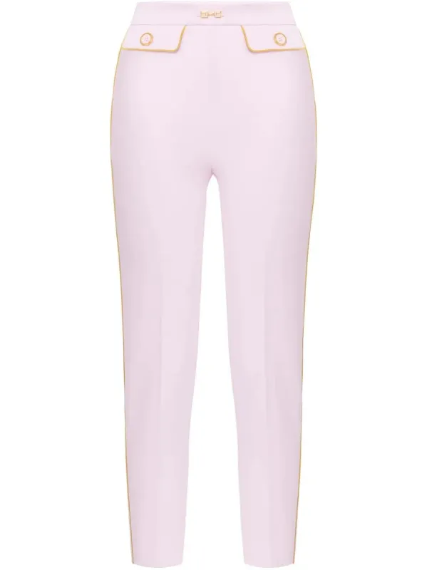 PINK PANTS WITH MUSTARD DETAILS sold by Lord & Taylor