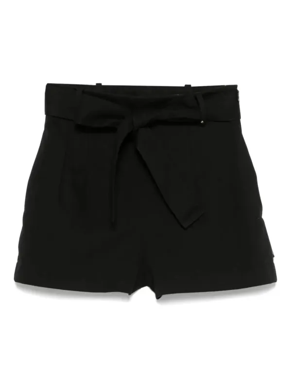 BLACK SHORTS WITH BOW WAIST sold by Lord & Taylor