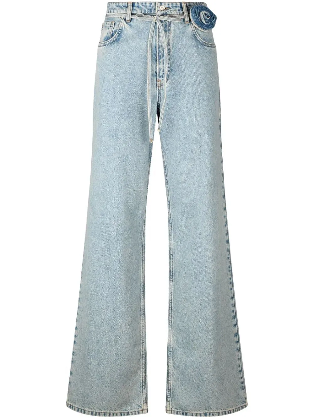 DENIM JEAN PANTS DET PINK WAIST sold by Lord & Taylor