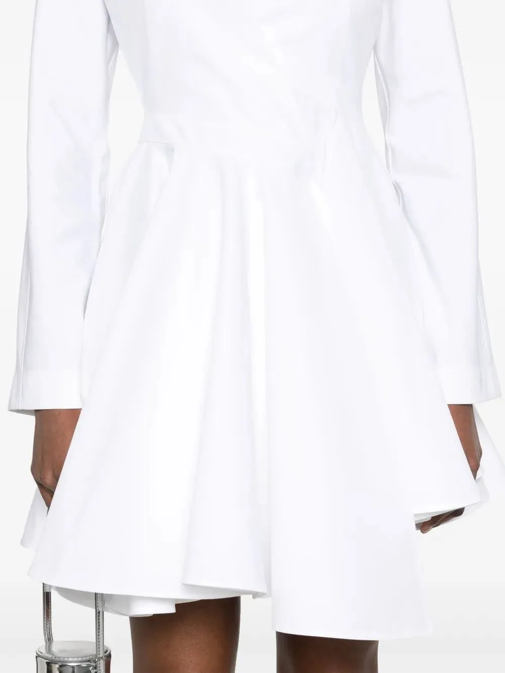 WHITE ML DRESS WITH SPIRAL BELT sold by Lord & Taylor product image thumbnail 4