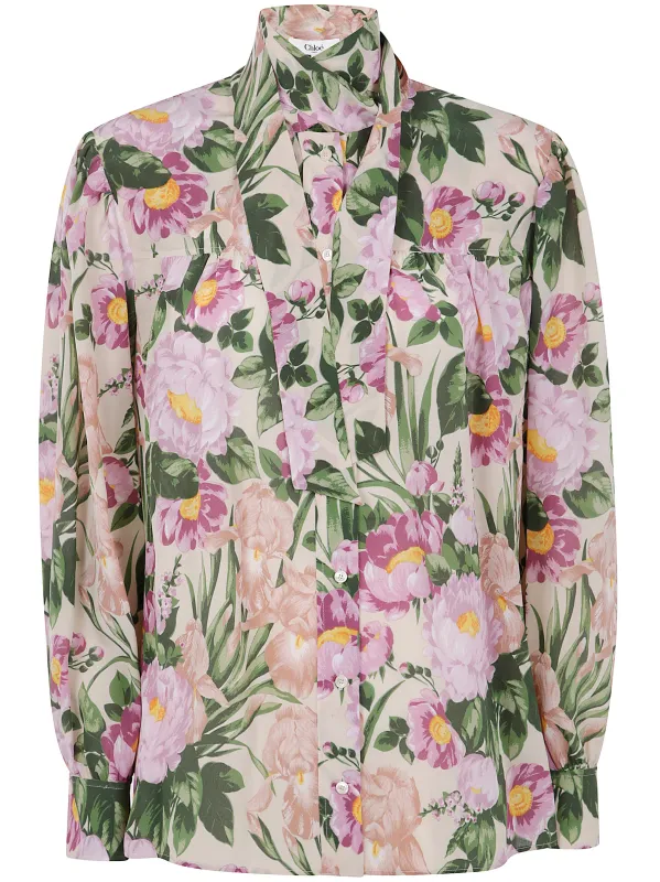 SILK BLOUSE WITH A LAVALLIERE NECKTIE sold by Lord & Taylor