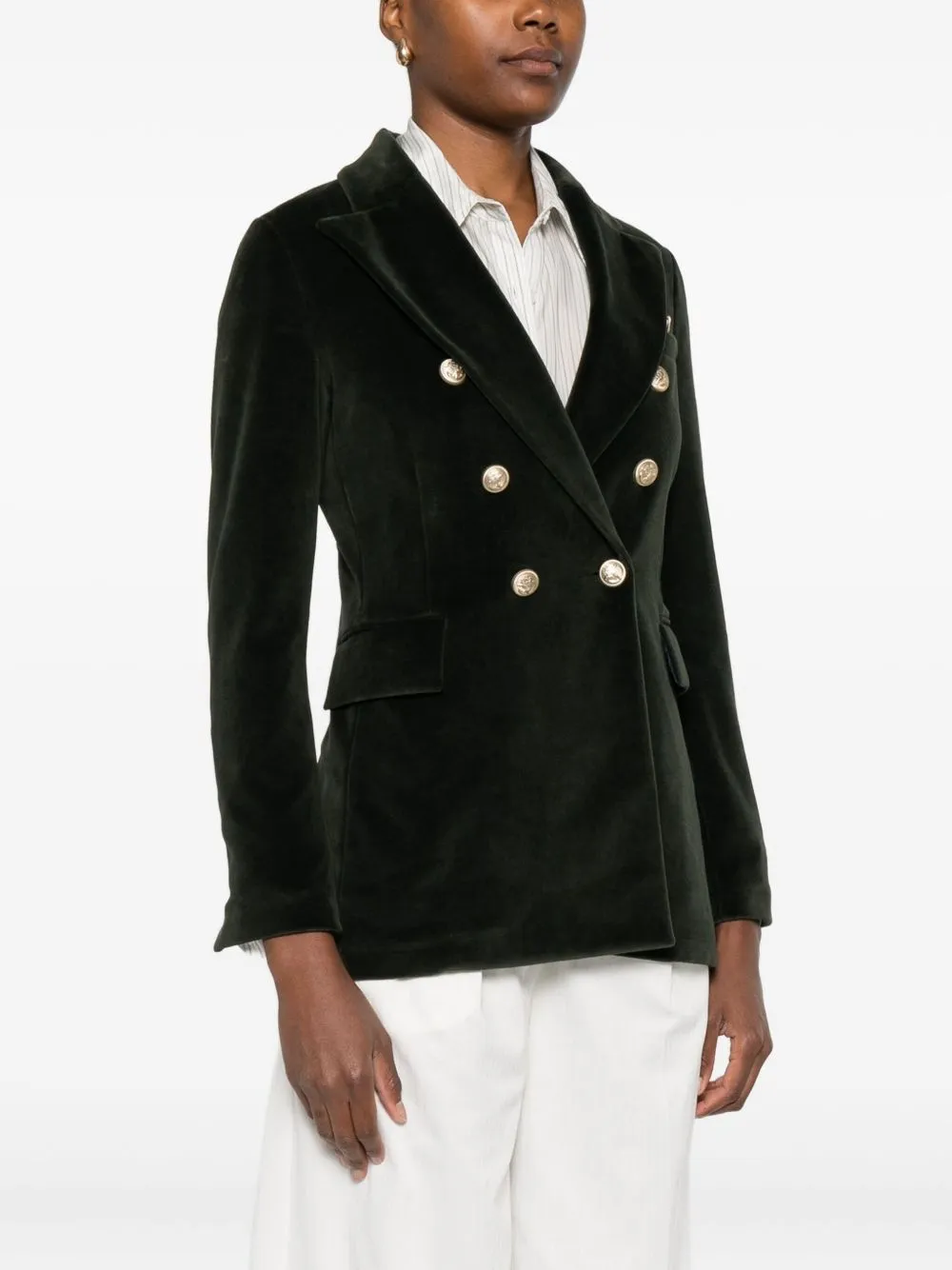 COTTON DOUBLE-BREASTED JACKET sold by Lord & Taylor product image thumbnail 3