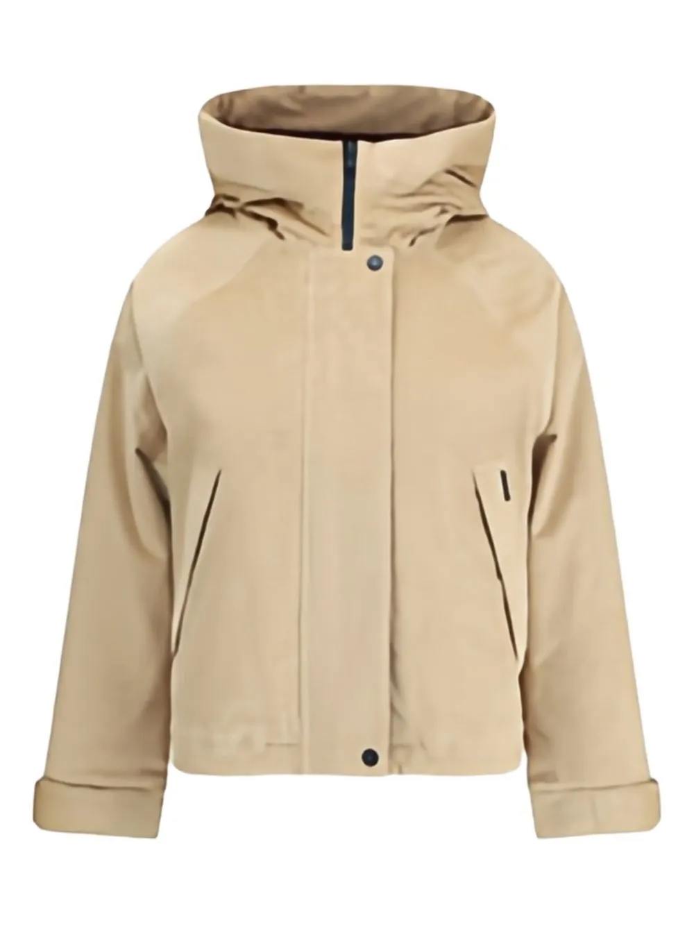 BEIGE HOODED CORDUROY COAT sold by Lord & Taylor