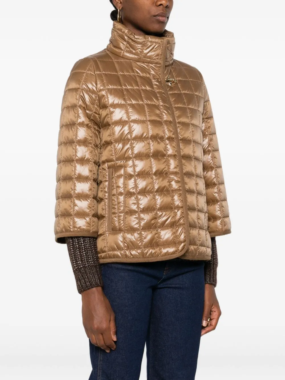NYLON QUILTED CAPE sold by Lord & Taylor product image thumbnail 4