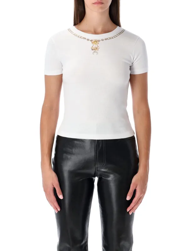 TROMPE L'OEIL JEWELRY COTTON T-SHIRT sold by Lord & Taylor