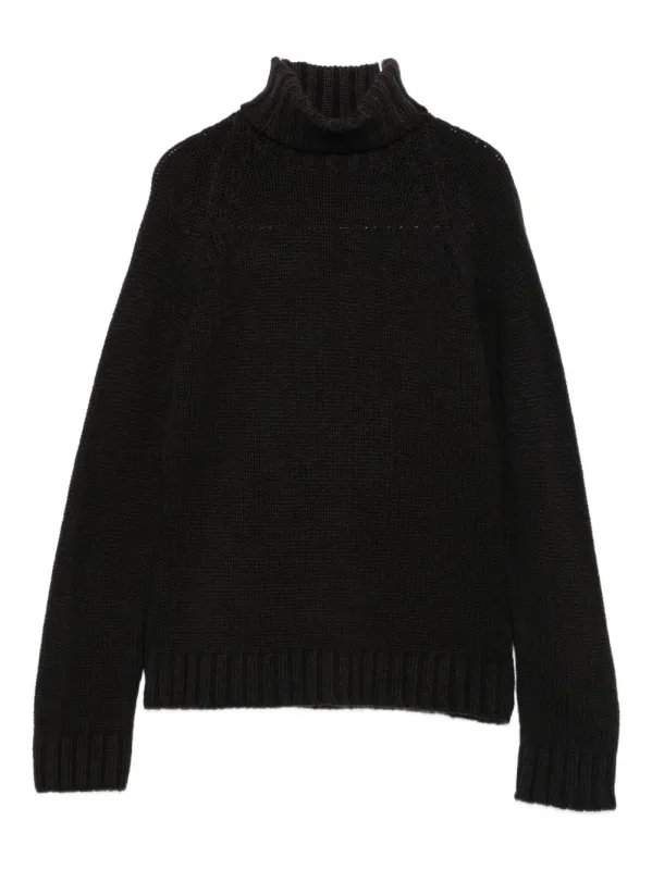 WOOL TURTLE-NECK JUMPER sold by Lord & Taylor