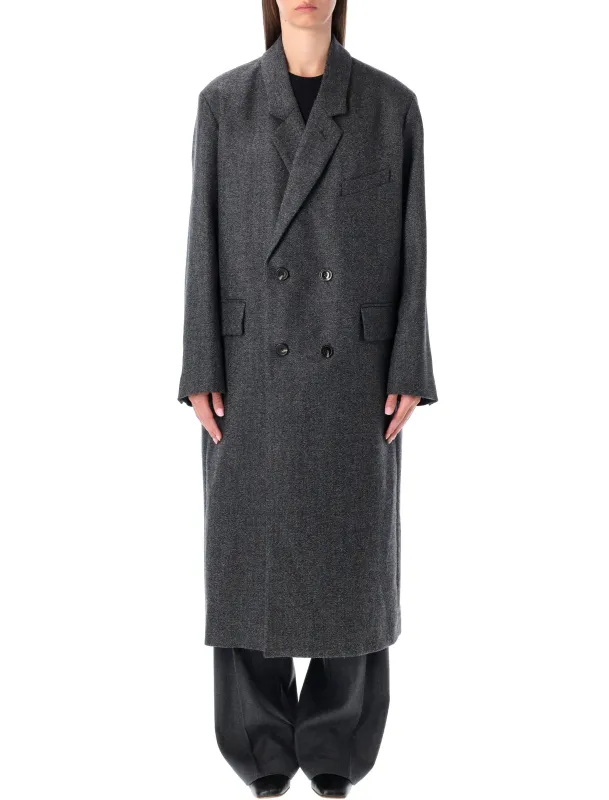SOEUR COLIGNY GREY VIRGIN WOOL COAT sold by Lord & Taylor