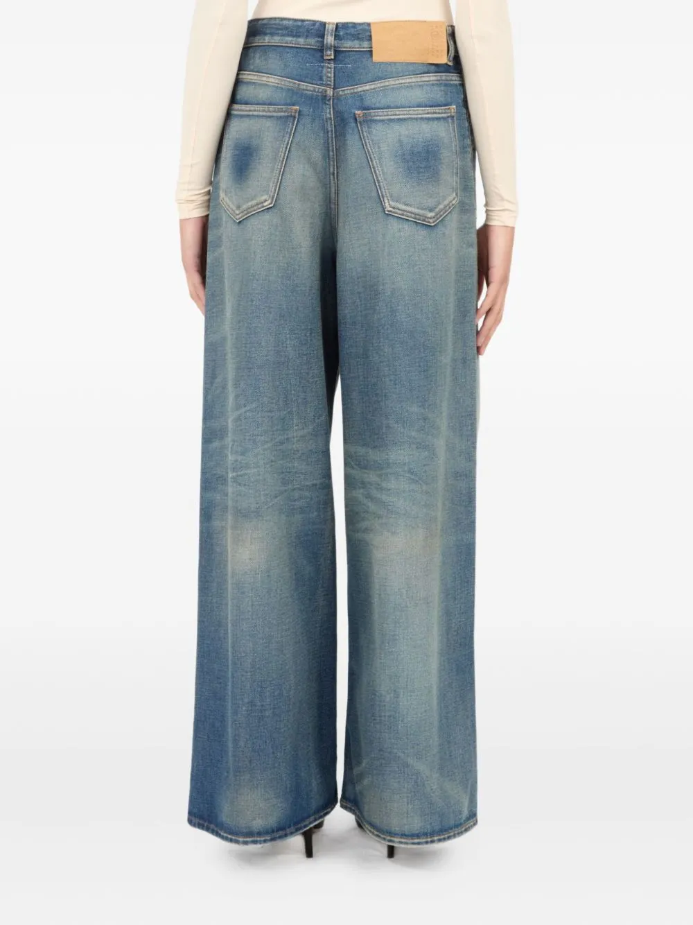 WIDE-LEG JEANS sold by Lord & Taylor product image thumbnail 2