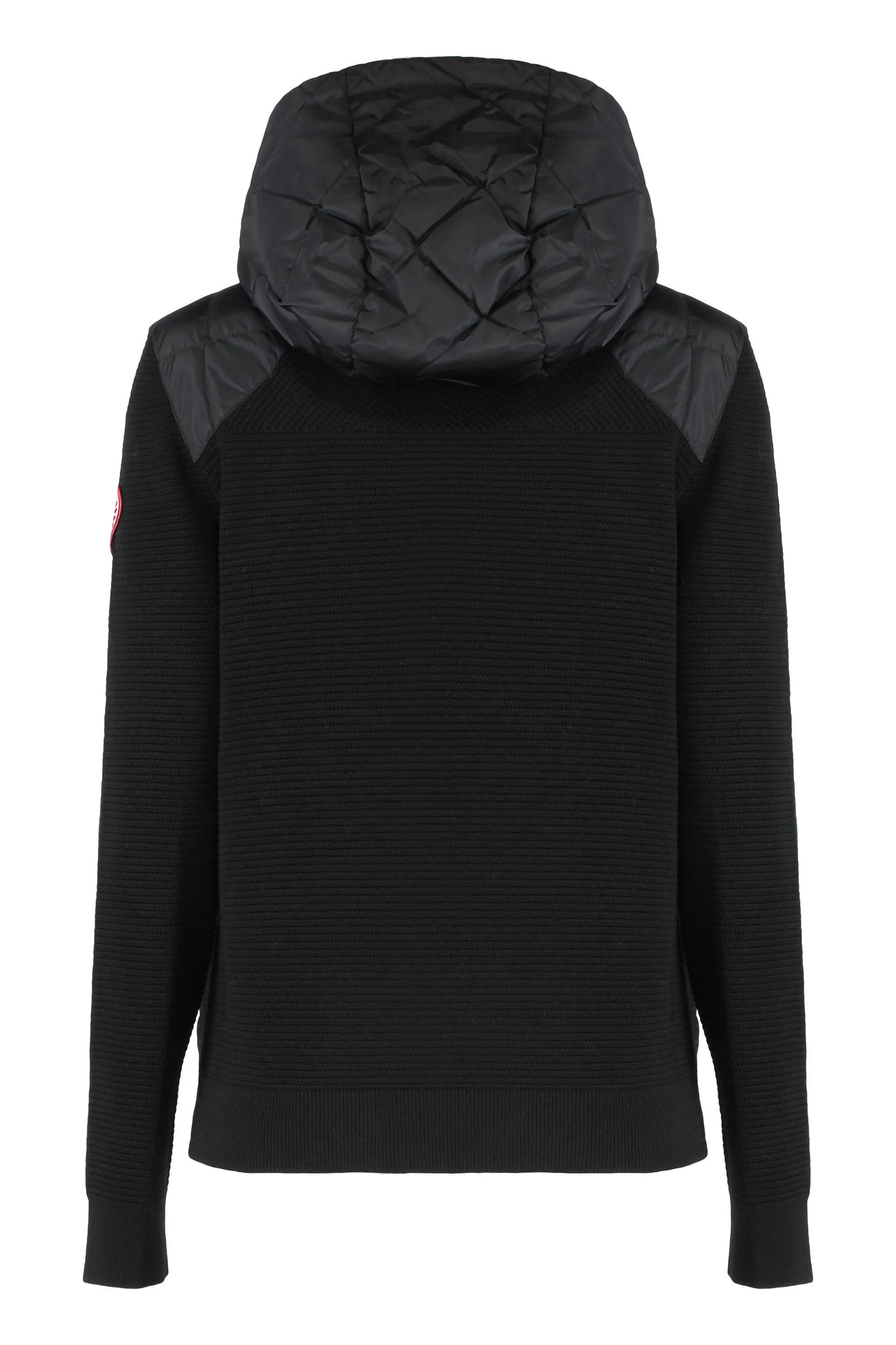 HYBRIDGE CARDIGAN WITH PADDED FRONT PANEL sold by Lord & Taylor product image thumbnail 2