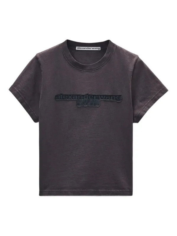 REVERSE EMBROIDERY LOGO WASHED JERSEY T-SHIRT made by Alexander Wang
