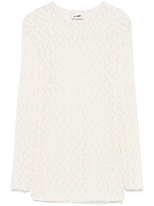 GAELLE LONG-SLEEVED STRETCH LACE TOP sold by Lord & Taylor