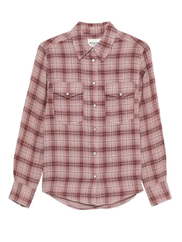 YALISA CHECKERED COTTON SHIRT sold by Lord & Taylor
