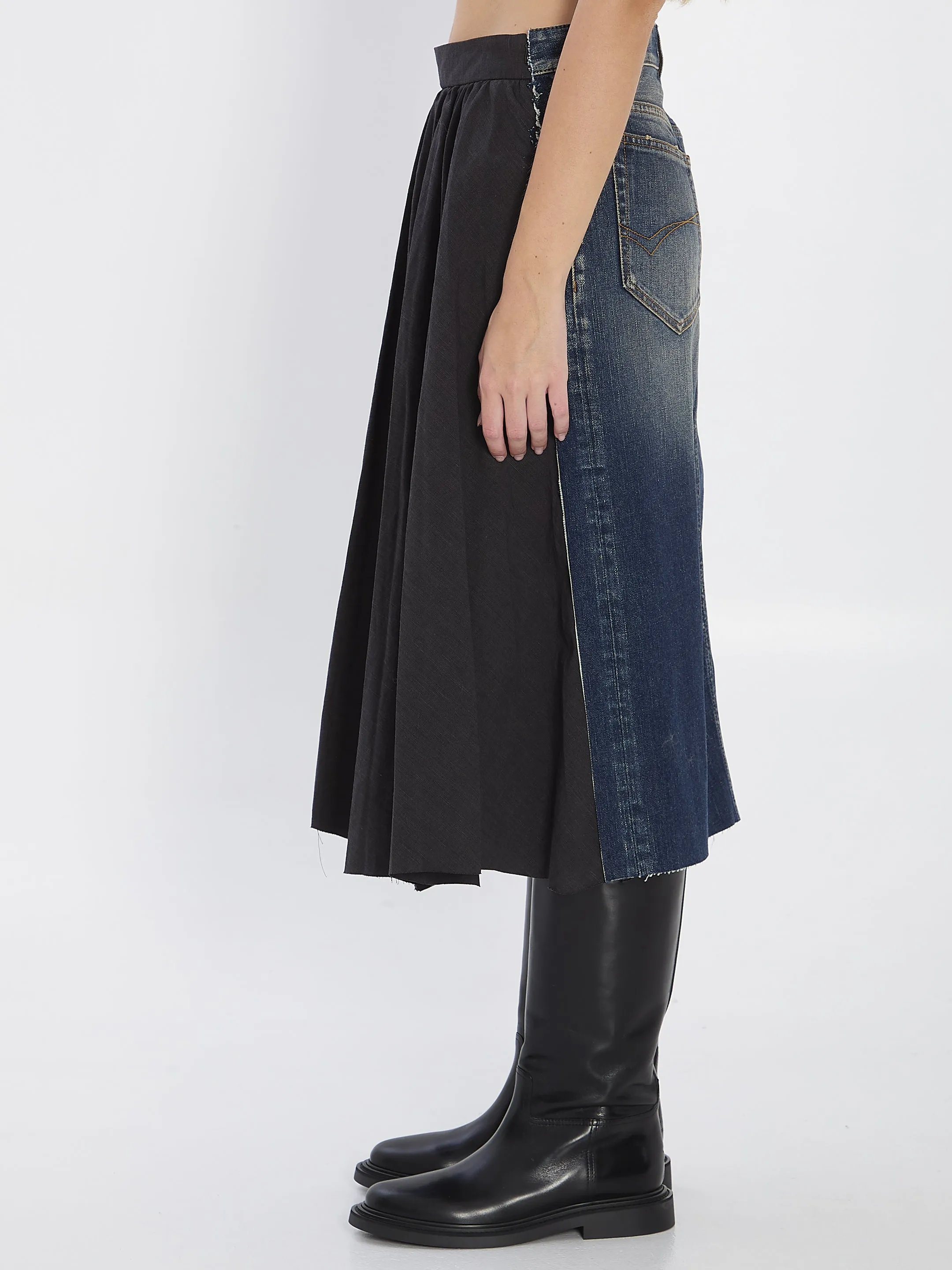 PLEATED HYBRID SKIRT sold by Lord & Taylor product image thumbnail 3