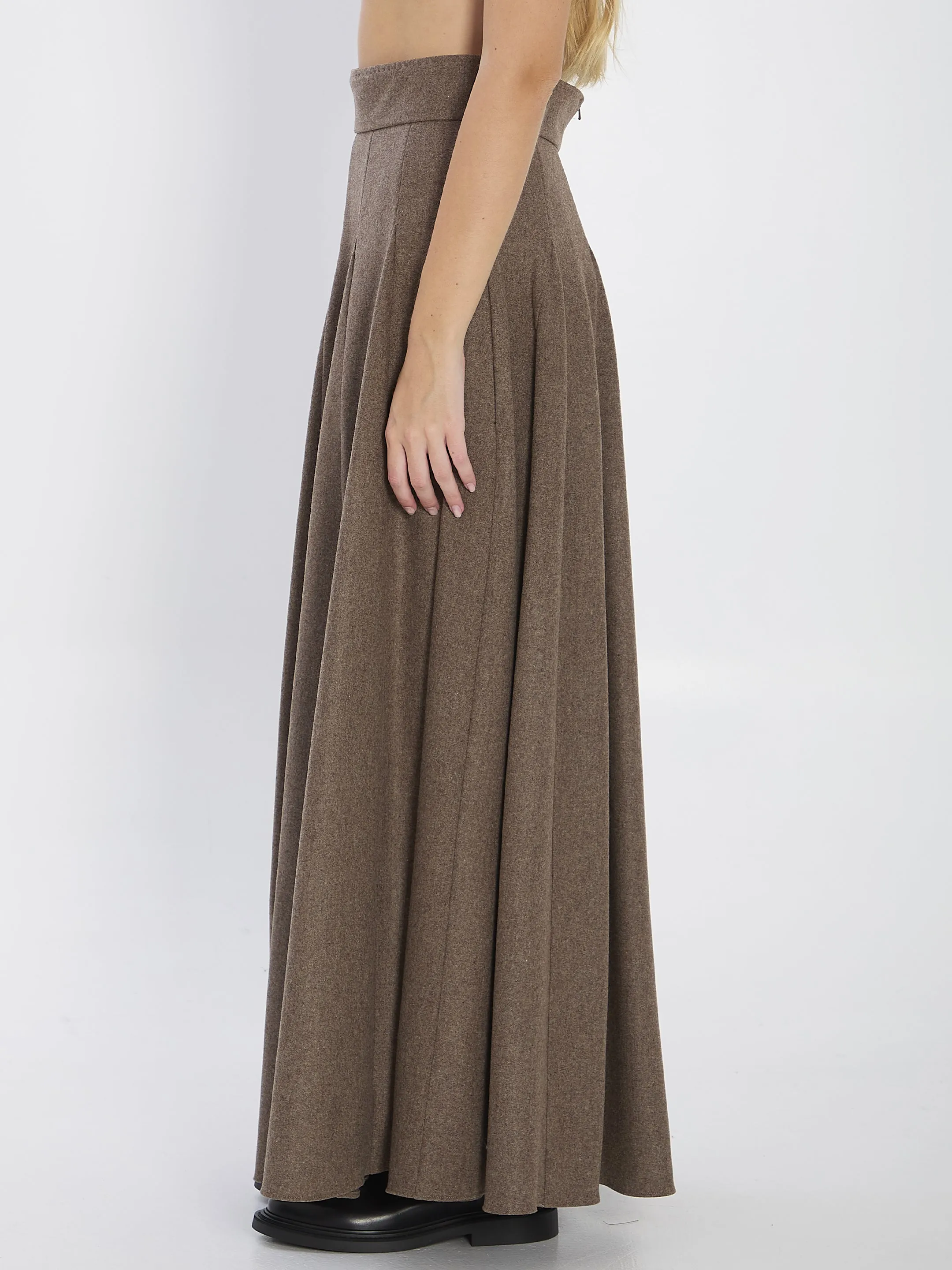 FLARED WOOL SKIRT sold by Lord & Taylor product image thumbnail 3