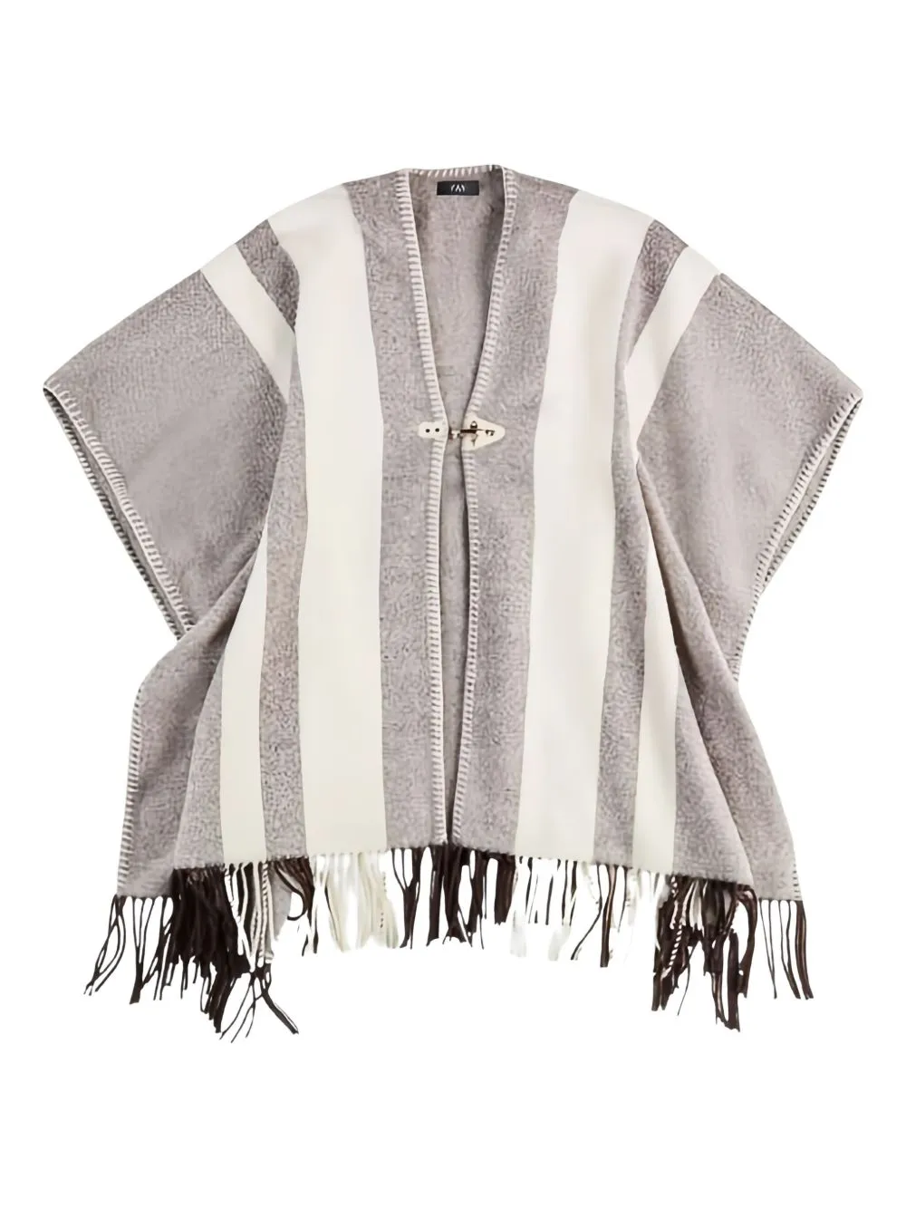 WOOL PONCHO WITH HOOK sold by Lord & Taylor product image thumbnail 3
